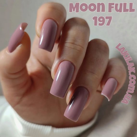 Гель-лак Moon Full №197 курна троянда 8мл