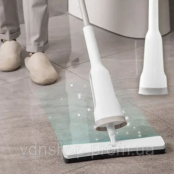 Швабра з віджимом Household mop Family Helper для швидкого прибирання для миття підлог та вікон | Зображення 3