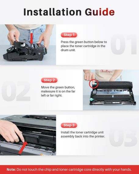 Барабан DR2400 для Brother DR-2400 DCP-L2530DW L2510D L2537DN L2550DN HL-L2350DW L2310D L2357DW L2370 фотобарабан драм-кардтидж | Зображення 5