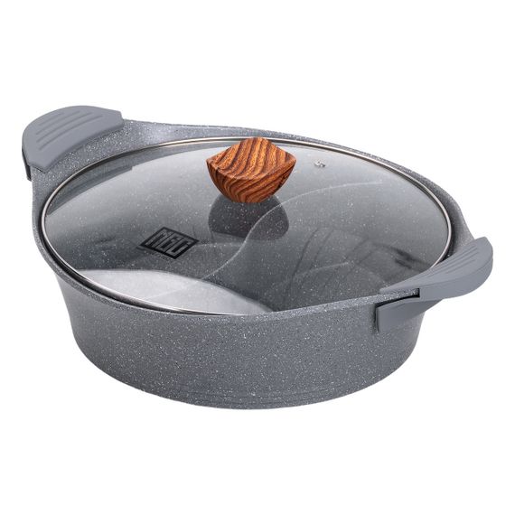 Алюмінієва каструля Ø 30 см Мармур з антипригарним покриттям сірий MGC HP-4-413G | Зображення 1