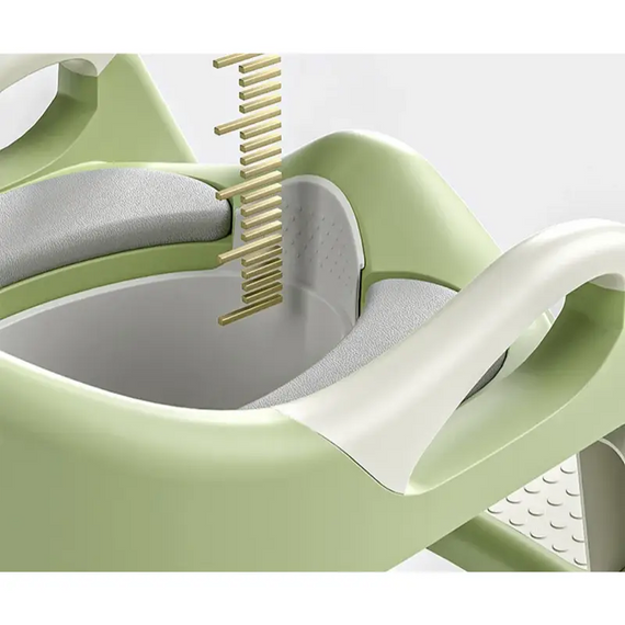 Універсальне дитяче сидіння на унітаз зі сходинкою Babycare, безпечне сидіння для привчання до туалету з підлокітниками | Зображення 7