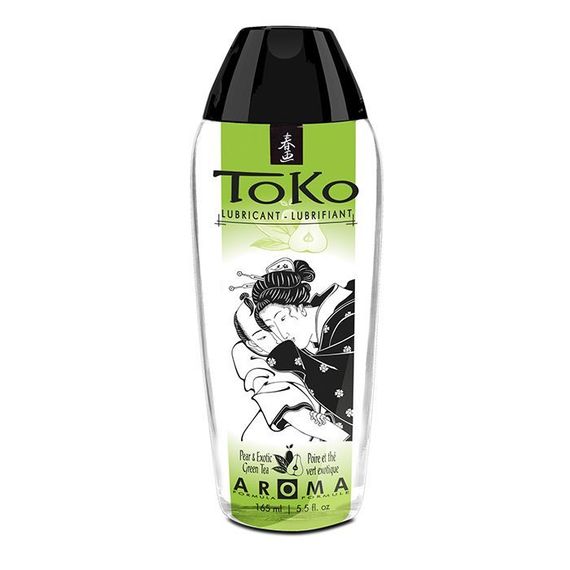 Лубрикант на водній основі Shunga Toko AROMA – Pear & Exotic Green Tea (165 мл), не містить цукру