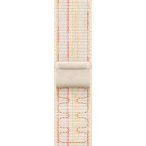 Ремінець Nylon Sport Loop для Apple Watch 42(ser.1-3)/44/45/46/49mm Starlight / Pink