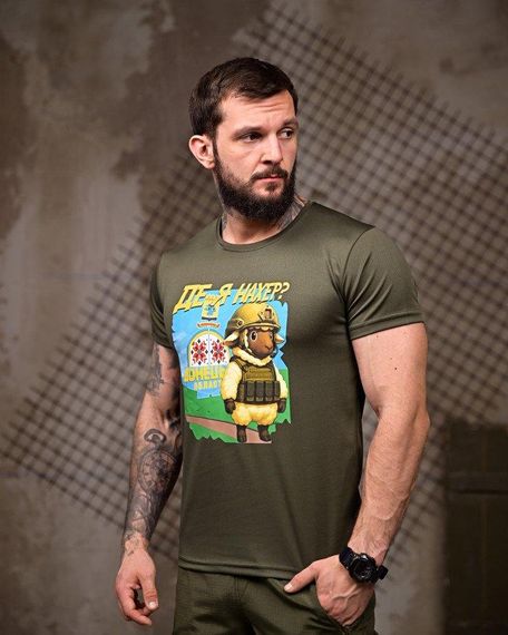 Тактична потоотводна футболка Де я oliva ПП7850 | Зображення 1