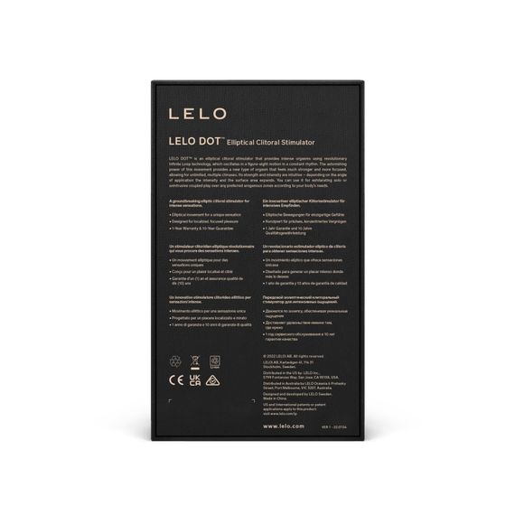 Кліторальний вібратор LELO DOT Aqua, точкова стимуляція, технологія Infinite Loop | Зображення 8