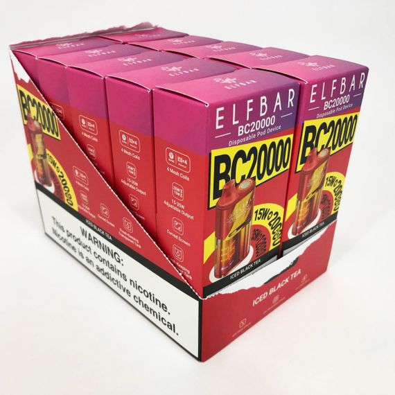 Elf Bar BC20000 вкус Холодный Черный Чай (Iced Black Tea) | Зображення 2