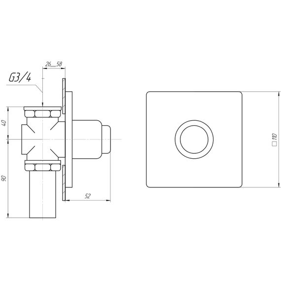 Кран-дозатор для унітазу Tremolada ТREMO-471 | Зображення 1
