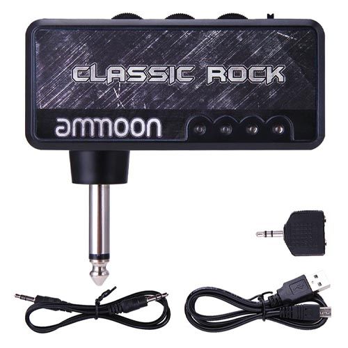 Усилитель для гитары, преамп портативный с АКБ, Ammoon Classic Rock | Зображення 1