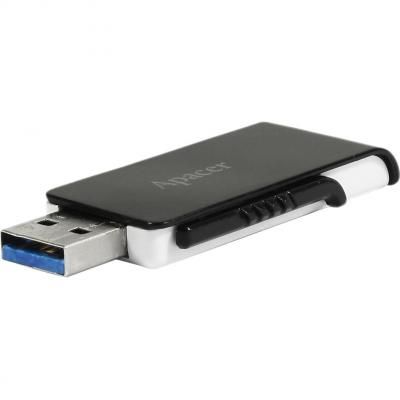 USB флеш накопичувач Apacer 64GB AH350 Black RP USB3.0 (AP64GAH350B-1) | Зображення 7