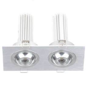 Світильник точковий LED-101/2x3W AL