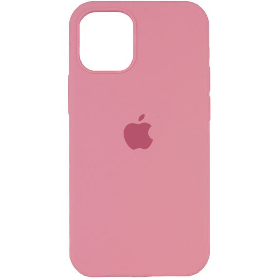 Чохол Silicone Case Full Protective (AA) для Apple iPhone 14 (6.1") Рожевий / Light pink