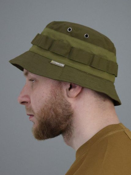 Панама Ultimatum «Палатка» Олива, тактическая армейская полевая панама оливкового цвета | Зображення 2