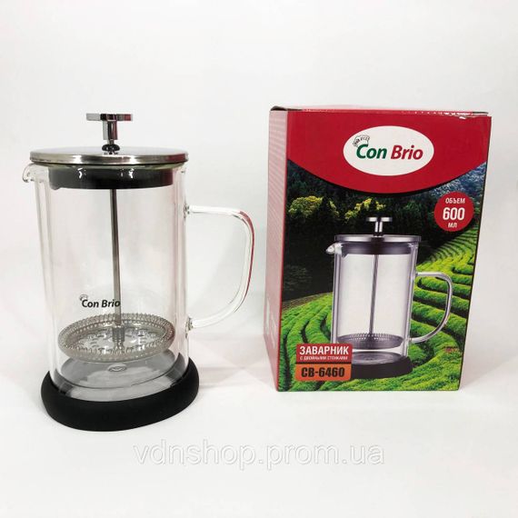 Елегантний прес для чаю, Френч-прес місткий, Оригінальний заварник для чаю Прес-заварник LV-60 | Зображення 6