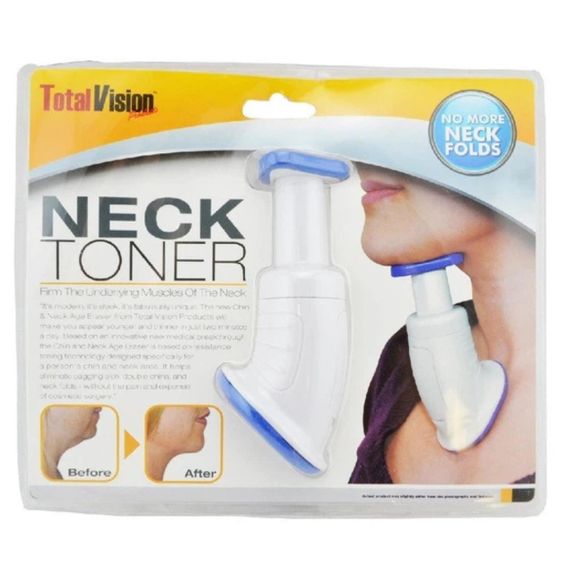 Масажер пристрій для видалення подвійного підборіддя Neck Toner шийний тренажер anko-D9-0015 Механічний еспандер | Зображення 2