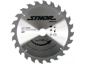 Диск пильний по дереву Ø-250/30х3мм 24 зуби Польща STHOR-08833