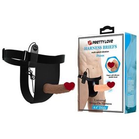 Страпон - Pretty Love Harness Briefs Draven 6.8" Sex Aura