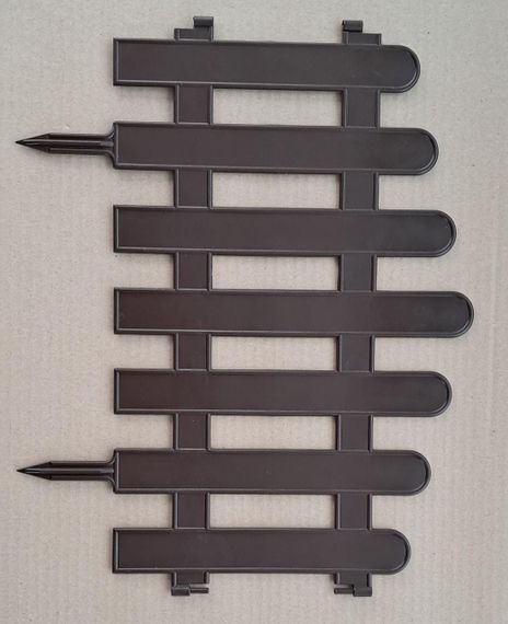 Забор декоративний коричневый 39,5 см × 27 см | Зображення 2