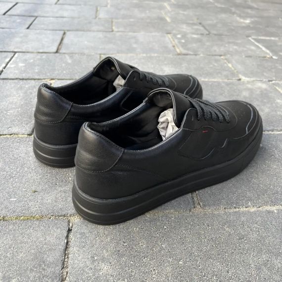 Шкіряні кеди на масивній підошві для чоловіків 43 розмір | Зображення 3