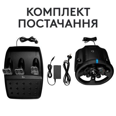 Руль Logitech G923 Racing Wheel and Pedals for Xbox One and PC Black (941-000158) | Зображення 4