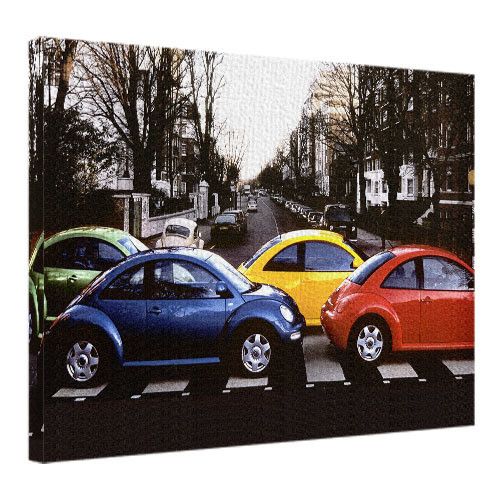 Картина на холсте VW crossing Abbey Road 45x65 см (H4565_GOR033)
