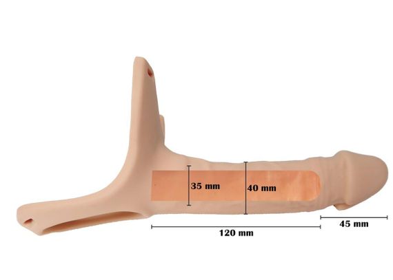 Страпон Hollow Strap-on Super Hero Sex Aura | Зображення 8