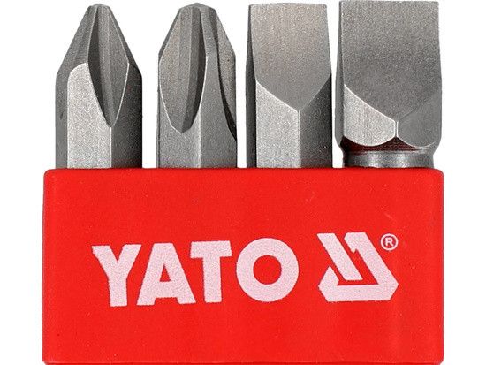 Набор насадки отверточнные PH2/3 S8/10Х36 мм биты ударные 5/16" 4 штуки YATO YT-2812 | Зображення 1