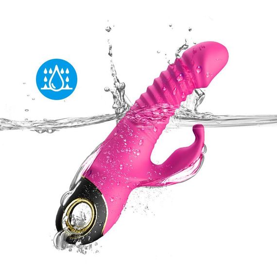 Вібратор - Thrusting Vibrator Zing Pink Sex Aura | Зображення 7