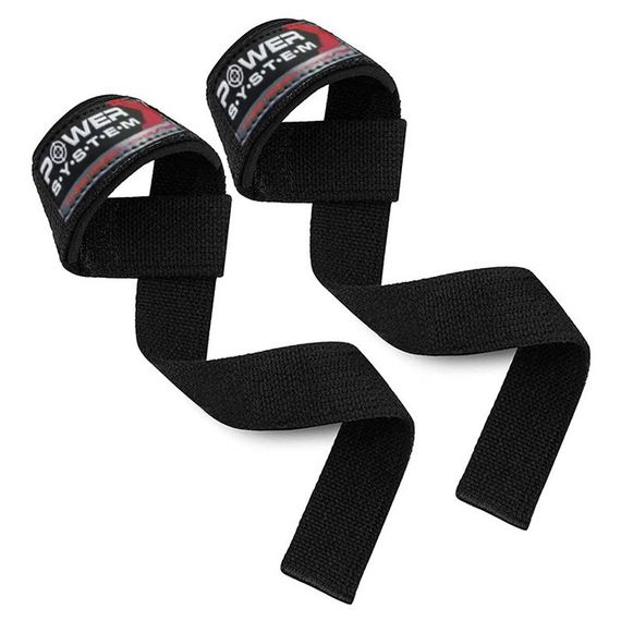 Лямки для тяги Power System PS-3400 Power Straps Black/Red | Зображення 1