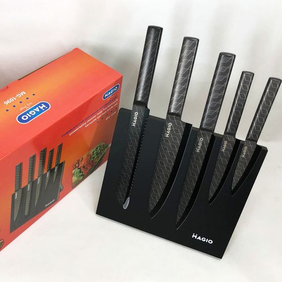 Кухонные ножи высокого качества, Набор ножей для каждой кухни, Професиональный кухонный набор ножей ZU-31 | Зображення 7