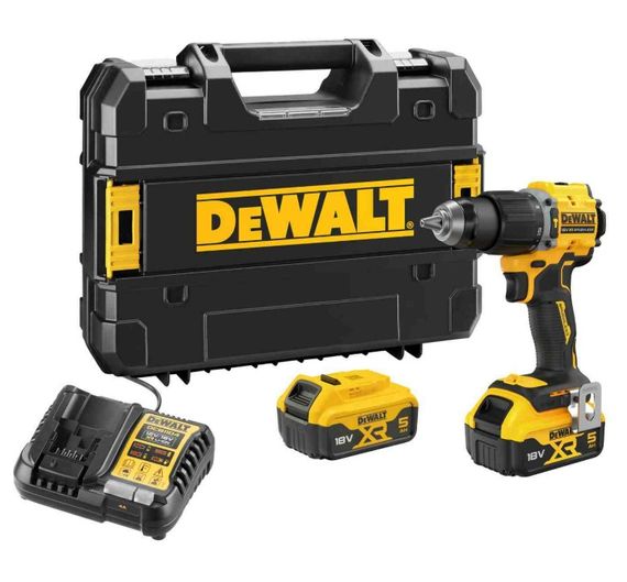 Дриль-шуруповерт DeWALT акумуляторний безщітковий ударний з АКБ та ЗП DCD799P2T | Зображення 5