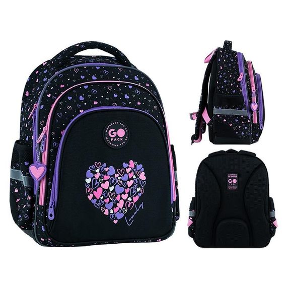 Рюкзак шкільний для дівчинки GoPack GO26-2606S-3 Різнокольоровий shop (4063276266354)