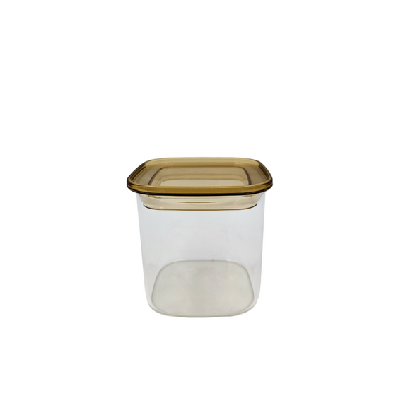 Ємність скляна з пластиковою кришкою (прямокутна) VT-7811 Vittora 1100 мл