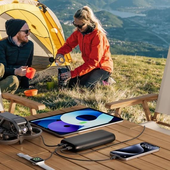 Акумулятор портативний Belkin літій-іонний Power Bank 26000мА·год, 32Вт, USB-A/USB-C PD PPS, чорний (BPB016BTBK) | Зображення 6