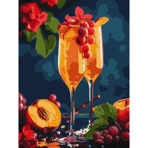 Картина по номерам "Игристое наслаждение" ©art_selena_ru KHO5694, 30х40 см