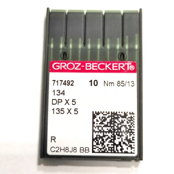 Голки для промислових швейних машин Groz-Beckert DPx5, R, №85/13