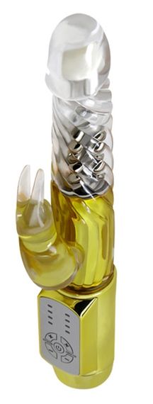 Вібратор зі стимулятором клітора і головкою, що обертається BAILE - COLD RABBIT PRINCE, BW-037302J Sex Aura | Зображення 3