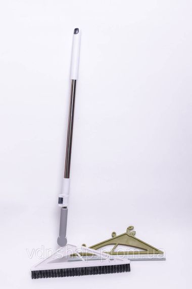 Швабра треугольная с металлической ручкой и резиновой кромкой для плитки, ламината, линолеума, влажной уборки HP-35015-38 | Зображення 1