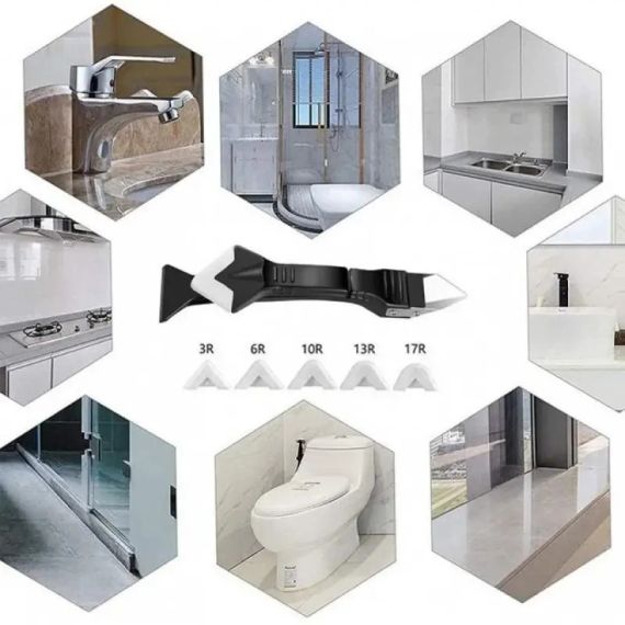 Силиконовый шпатель, скребок для герметика и силикона SILICON TOWEL SCRAPER | Зображення 4