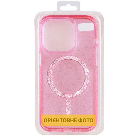 Чохол TPU Eclipse Sparkle Magnetic Fit для Apple iPhone 17 Air (6.5") Pink | Зображення 1