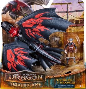 Игровой набор Dreamworks Dragons Как приручить дракона Дракон Беззубик и всадник Иккинг