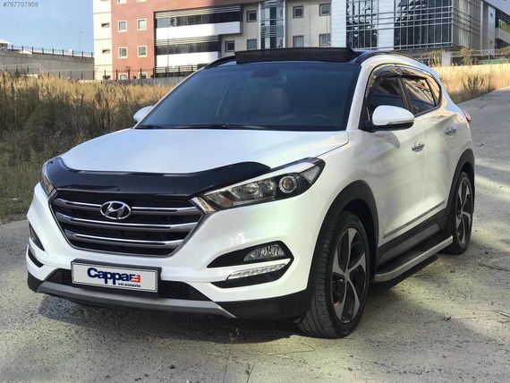 Дефлектор капота (EuroCap) для Hyundai Tucson TL 2016-2021 гг | Зображення 3