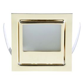 Світильник меблевий точковий квадрат HDL-07-втL10A BRASS