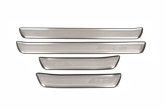 Накладки на пороги Libao (4 шт, нерж) для Hyundai I-30 2007-2011 гг | Зображення 1