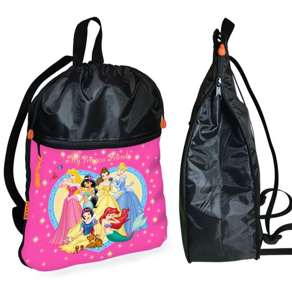 Шкільний рюкзак дитячий Принцеси Діснея + Сумка для взуття спортивної форми рюкзак-мішок для дівчинки (01807) | Зображення 1