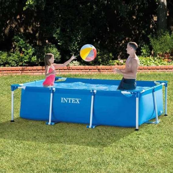 Басейн каркасний intex 28270 прямокутний (220х150х60см)
