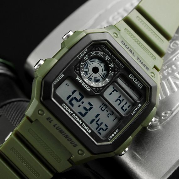 Skmei 1299AG Army Green. | Зображення 2