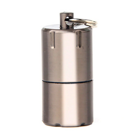 Бензиновая мини зажигалка брелок Dolphin 1989 - Silver