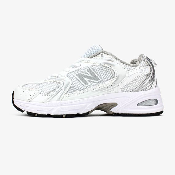 Кросівки весна літо New Balance колір білий/срібний | Зображення 6