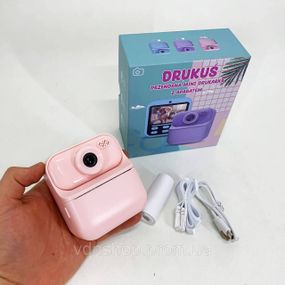 Дитячий фотоапарат миттєвого друку з термопапером, Фотоапарат для дітей від 3 років AI-58
