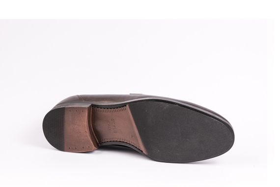 Украинские коричневые лоферы 43 размер | Зображення 3